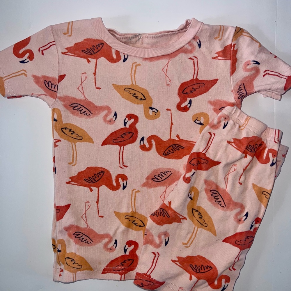 Carter's Pink Flamingo Pajama Set